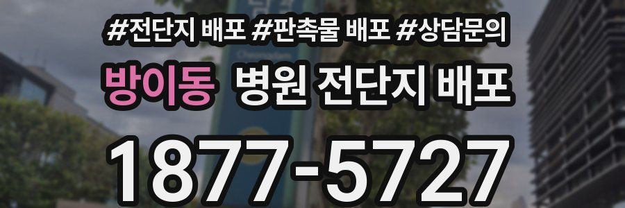 방이동 병원 전단지 배포