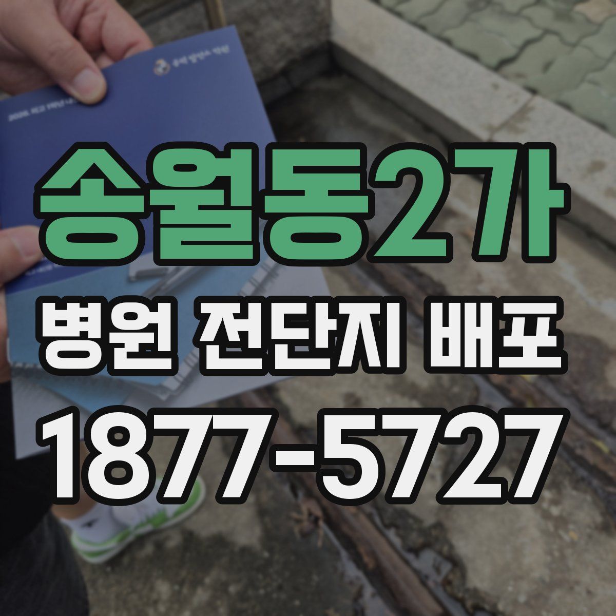 송월동2가 병원 전단지 배포