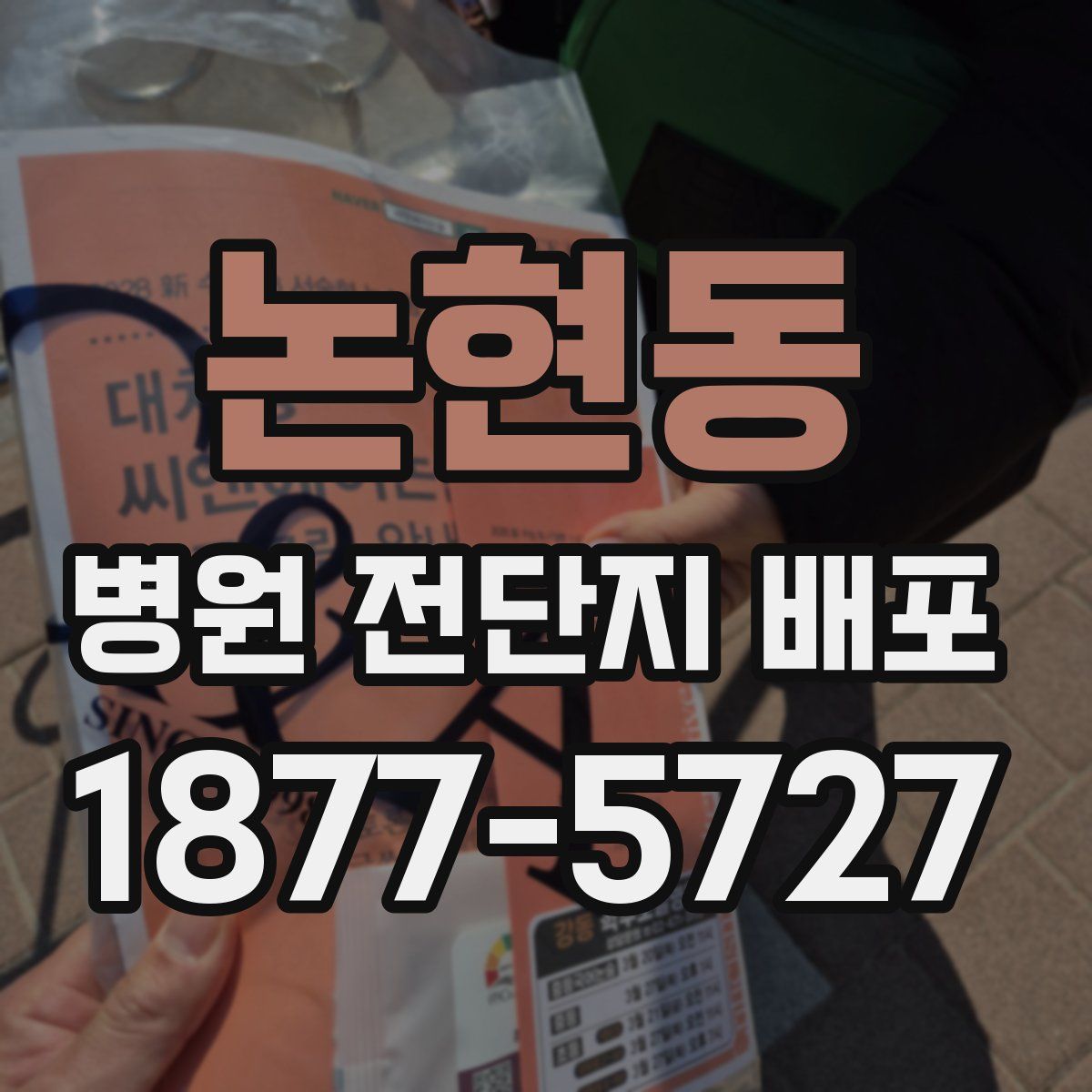 논현동 병원 전단지 배포