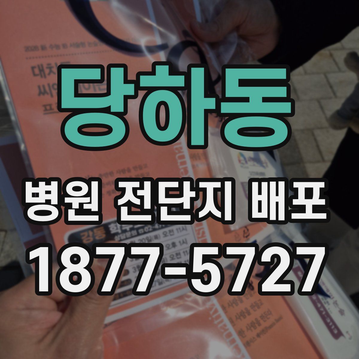 당하동 병원 전단지 배포