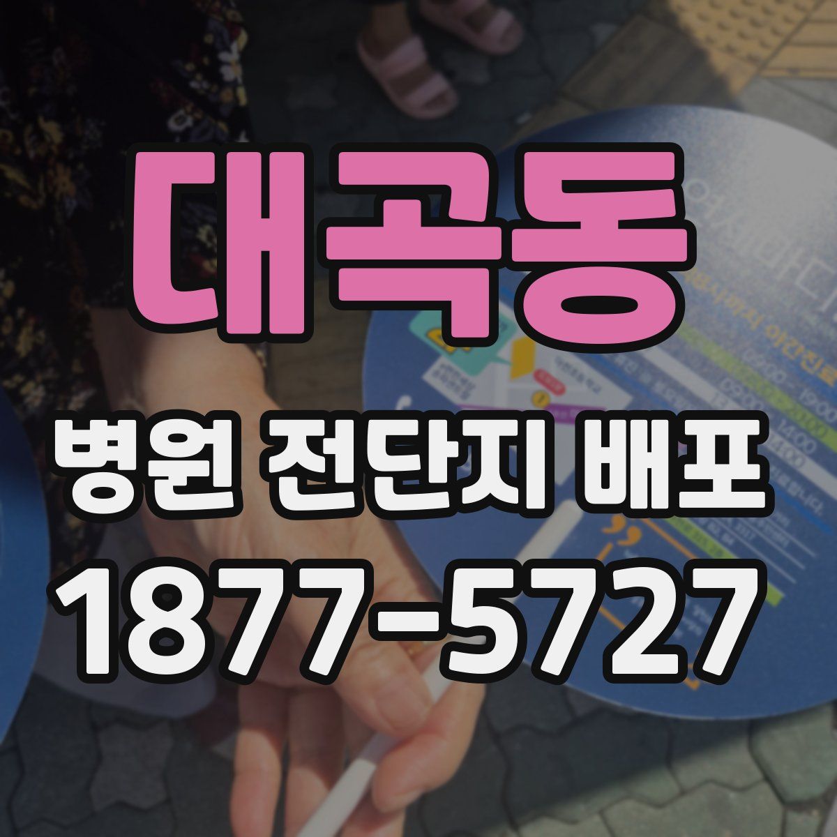 대곡동 병원 전단지 배포