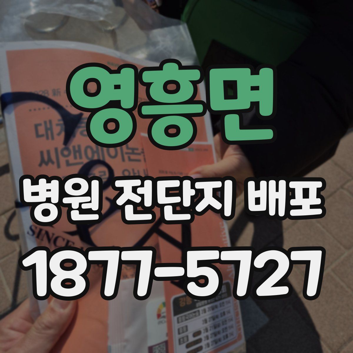 영흥면 병원 전단지 배포