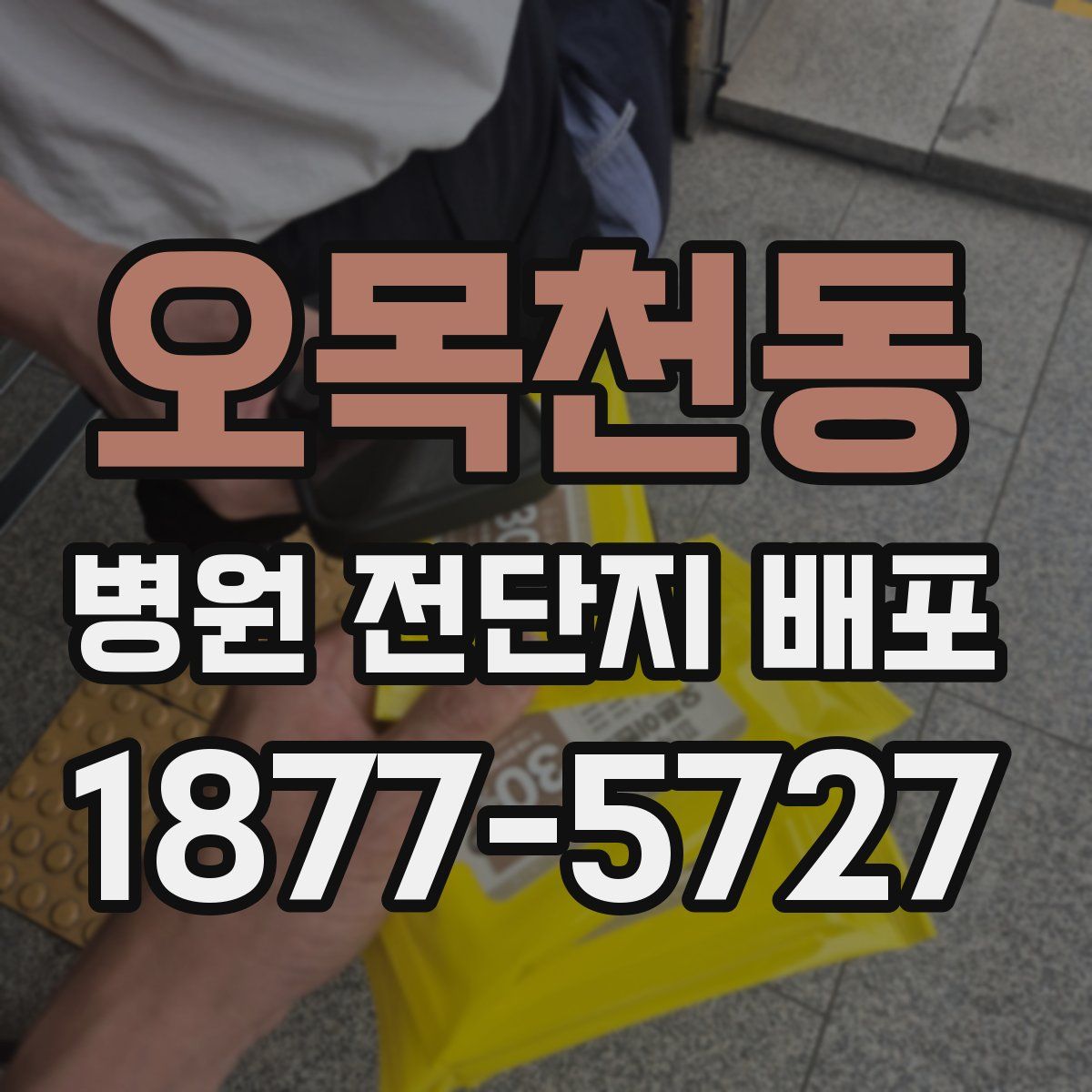 오목천동 병원 전단지 배포