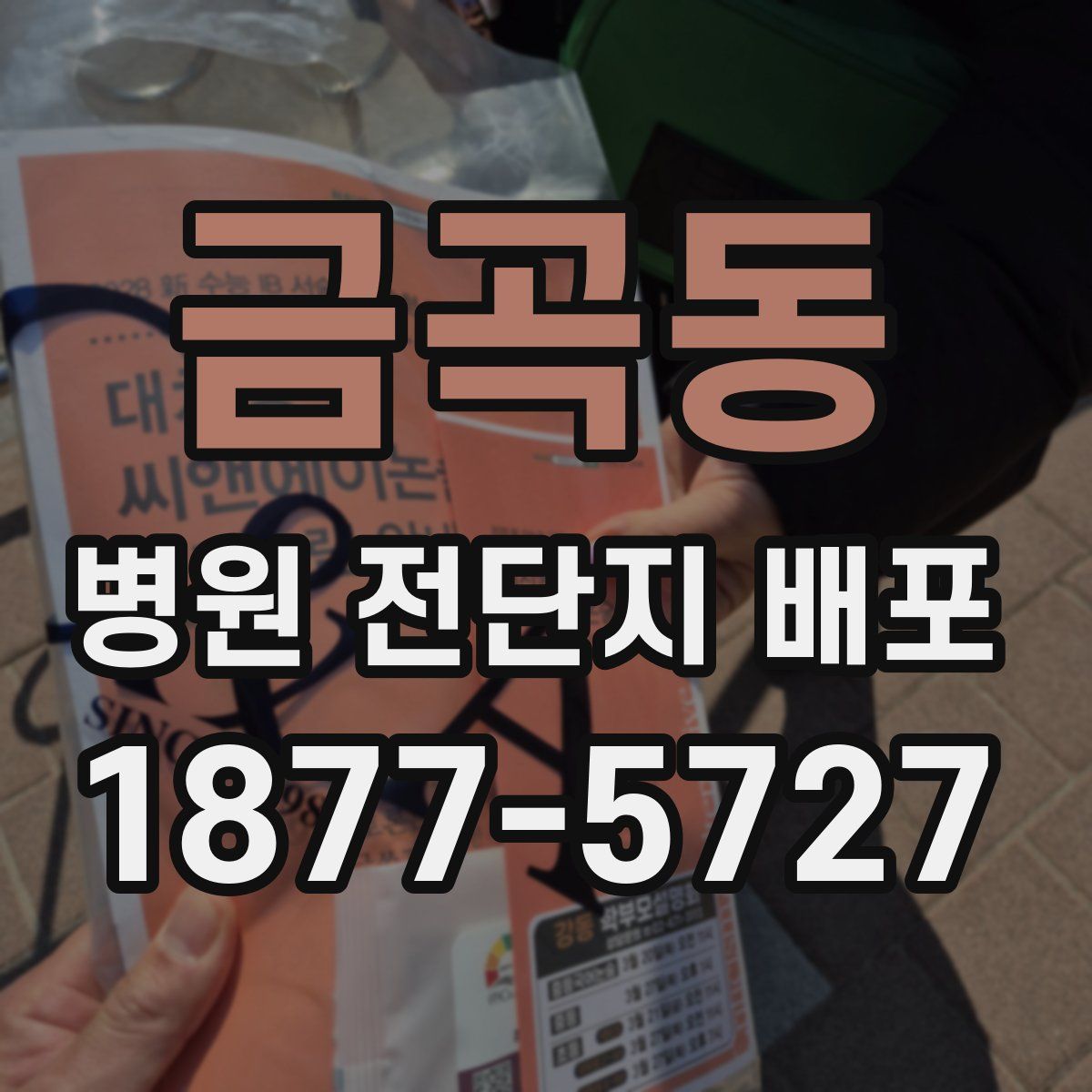 금곡동 병원 전단지 배포