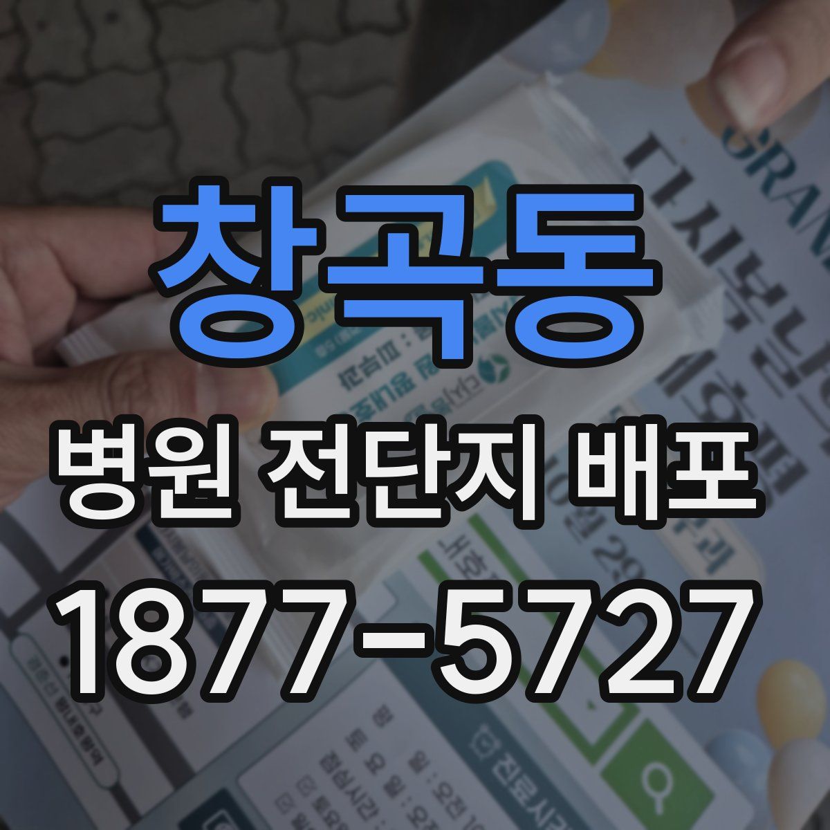 창곡동 병원 전단지 배포