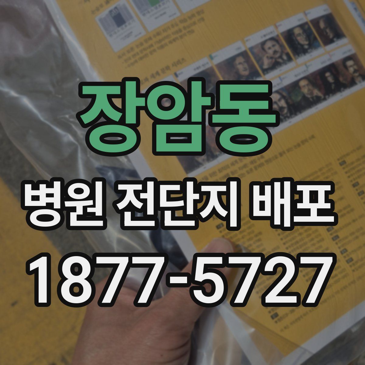 장암동 병원 전단지 배포