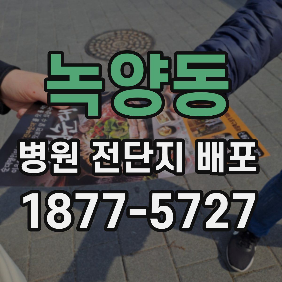 녹양동 병원 전단지 배포