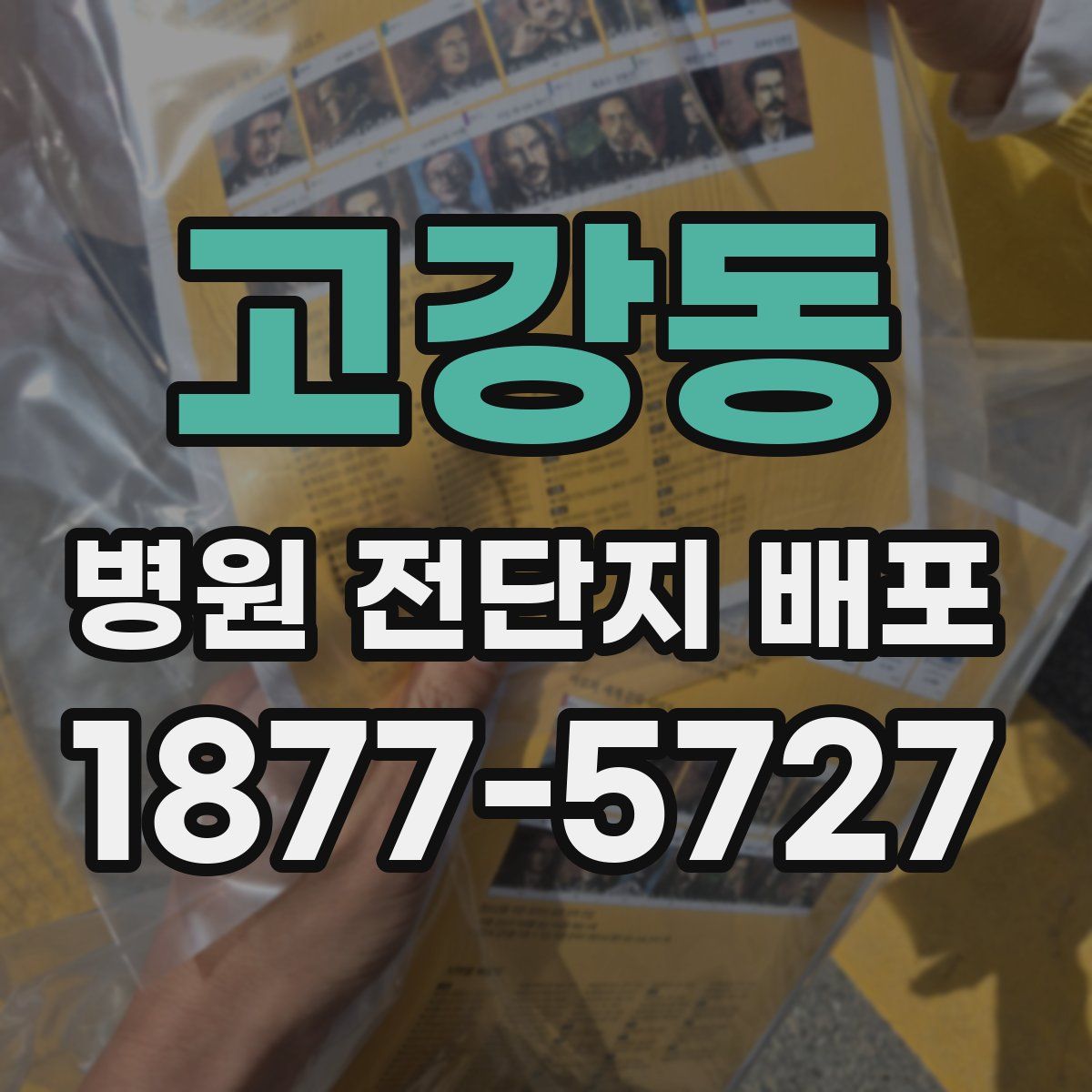 고강동 병원 전단지 배포