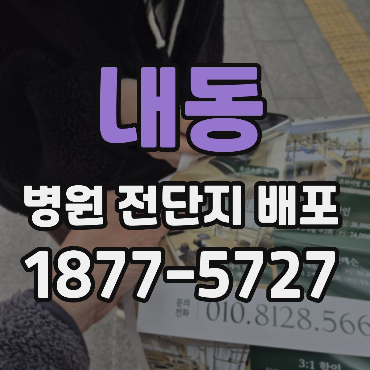 내동 병원 전단지 배포