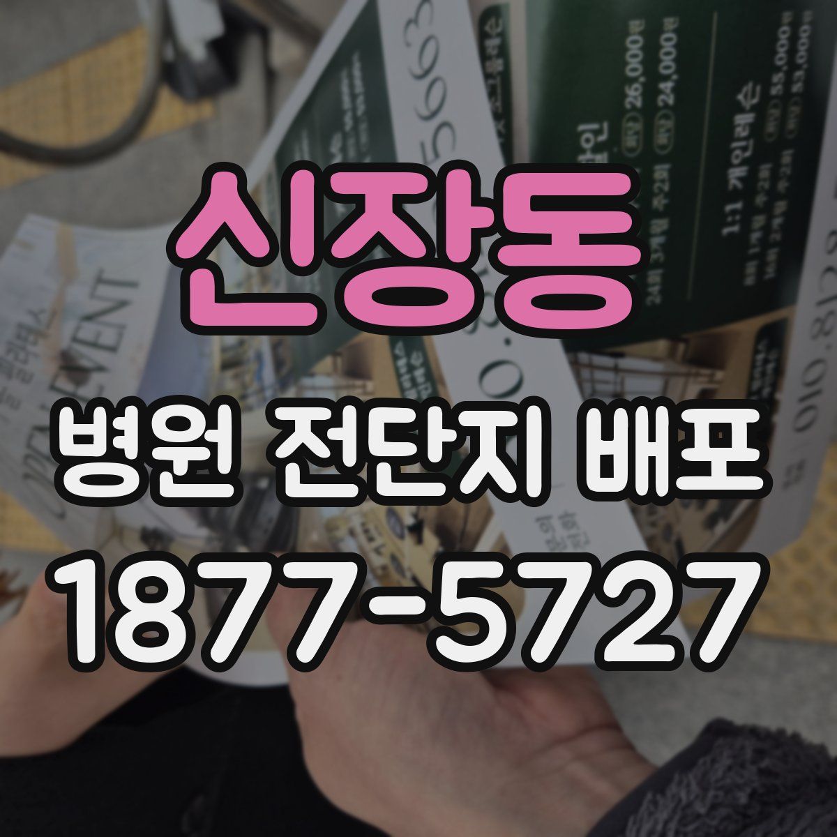 신장동 병원 전단지 배포