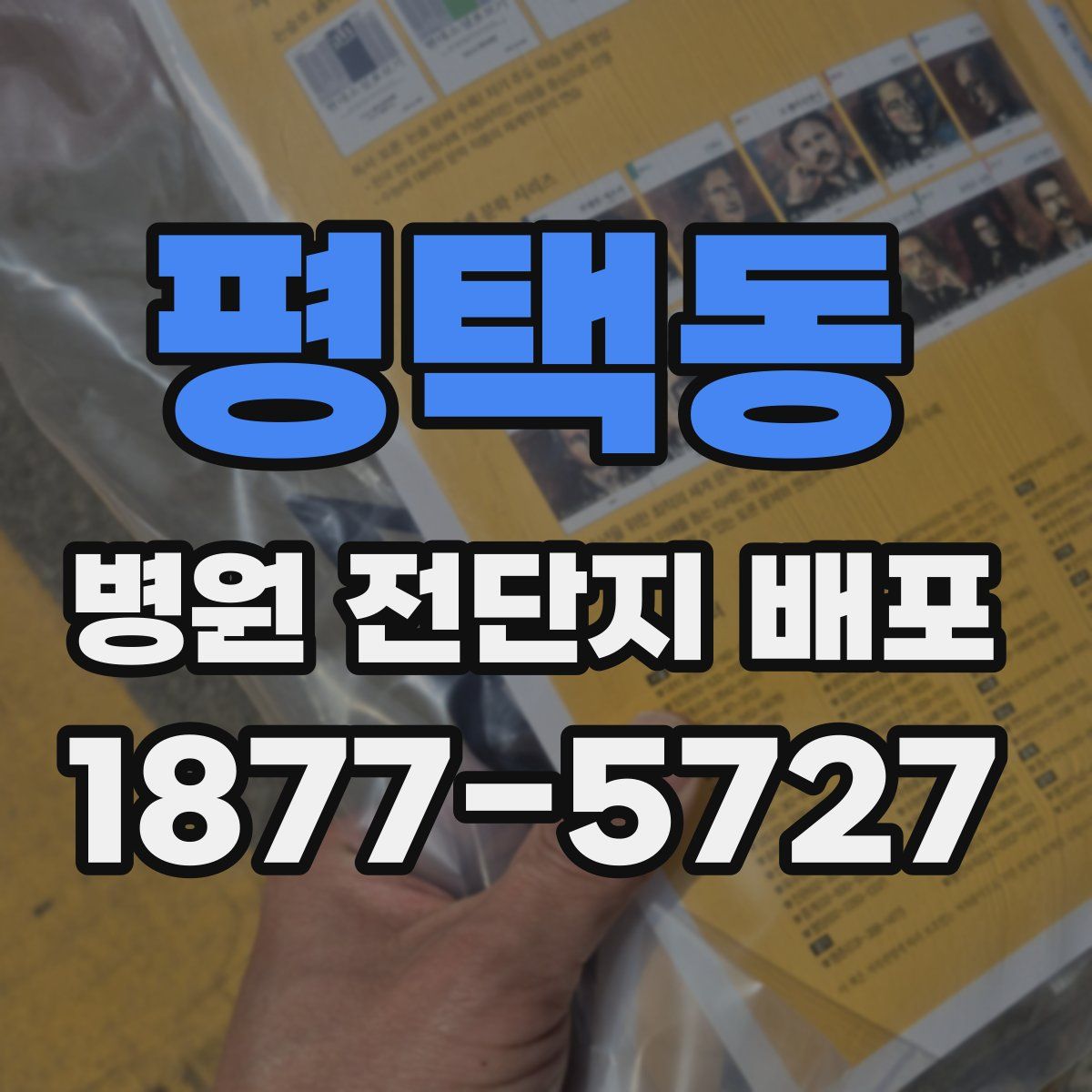 평택동 병원 전단지 배포