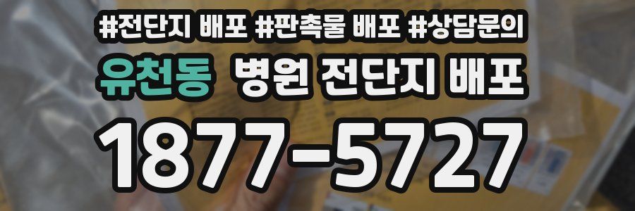 유천동 병원 전단지 배포