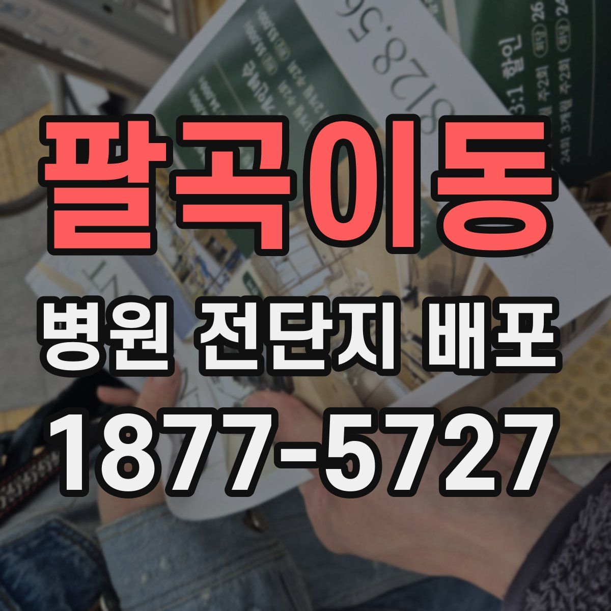 팔곡이동 병원 전단지 배포