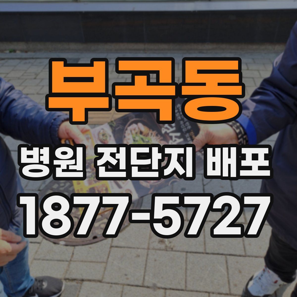 부곡동 병원 전단지 배포