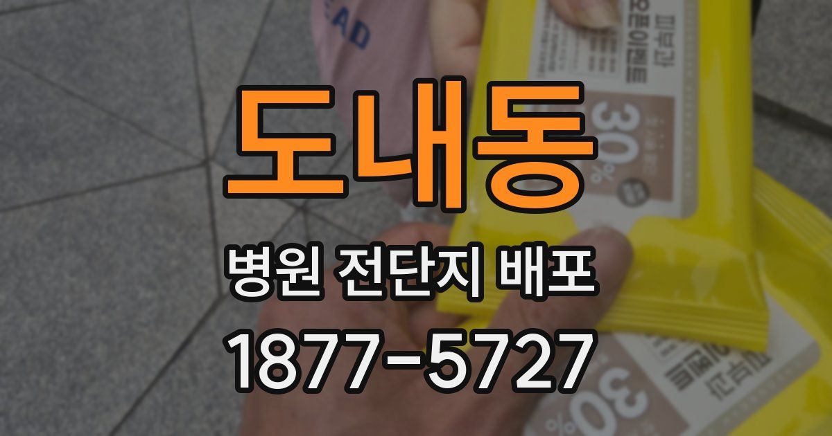 도내동 병원 전단지 배포