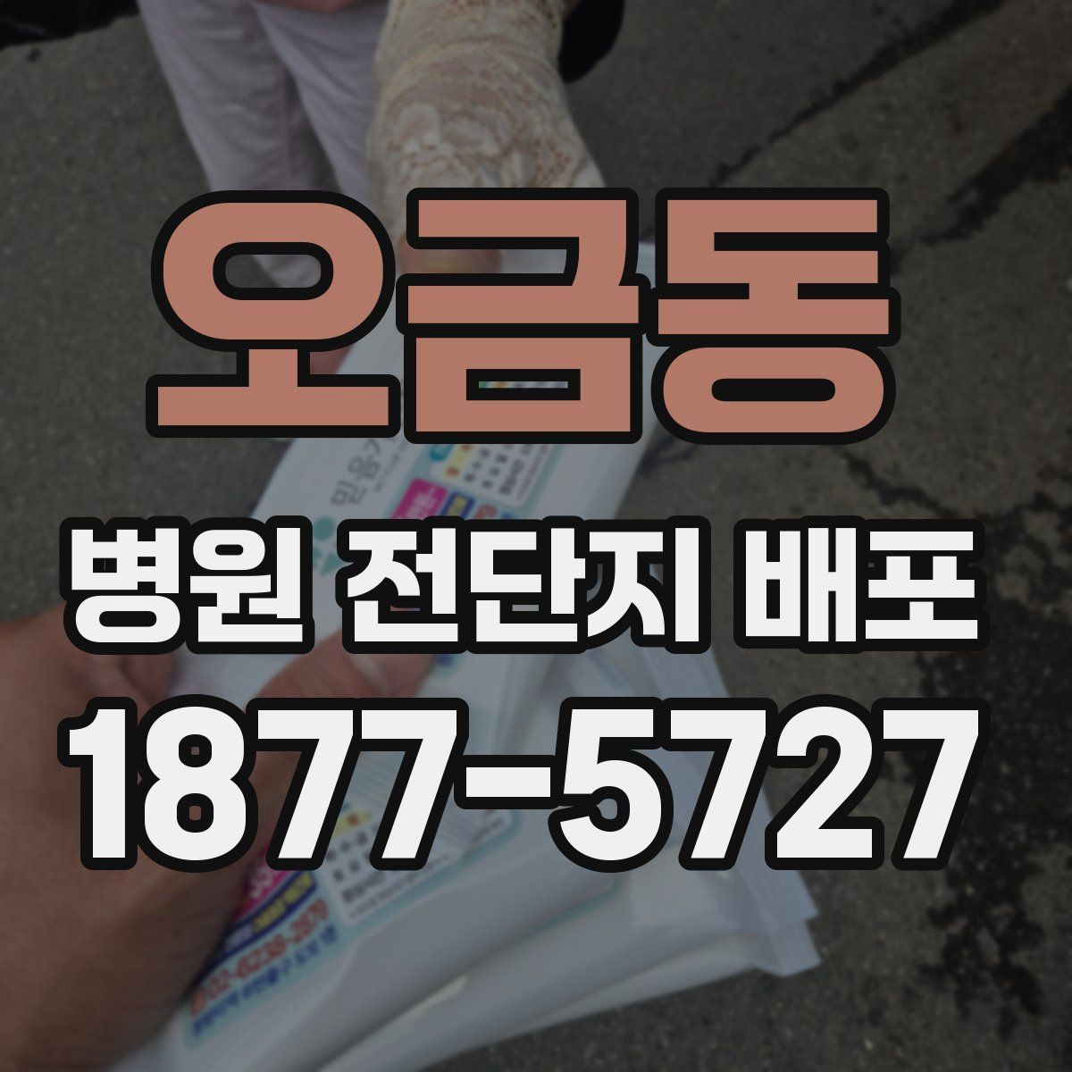 오금동 병원 전단지 배포