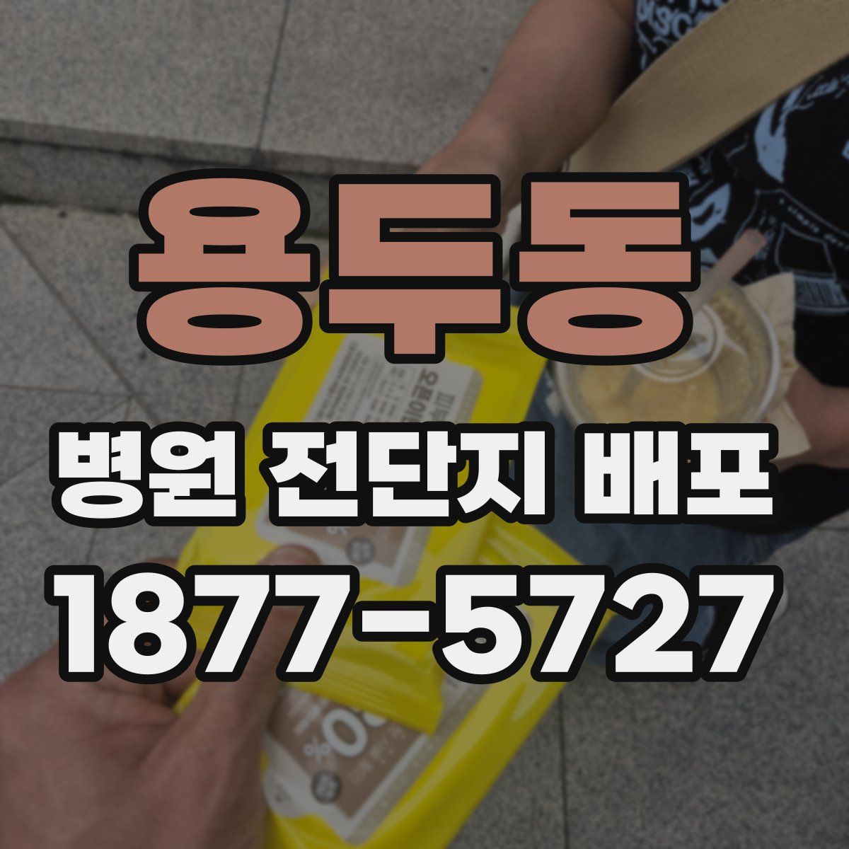 용두동 병원 전단지 배포