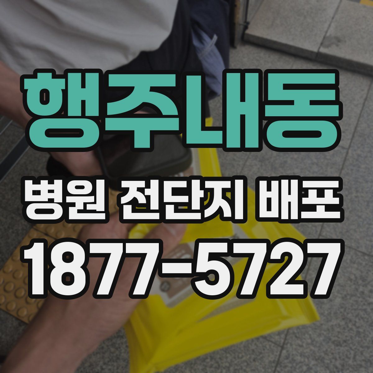 행주내동 병원 전단지 배포