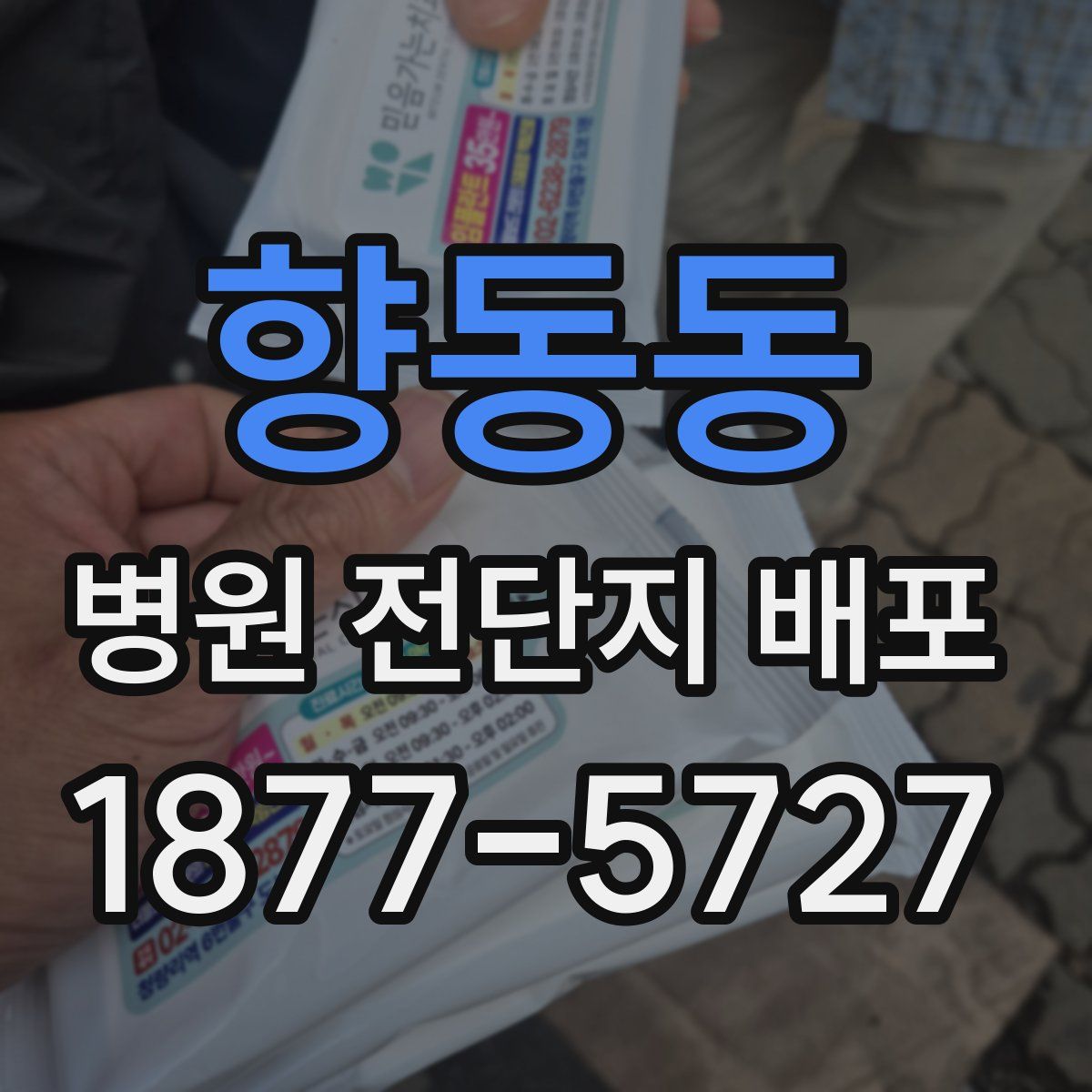 향동동 병원 전단지 배포