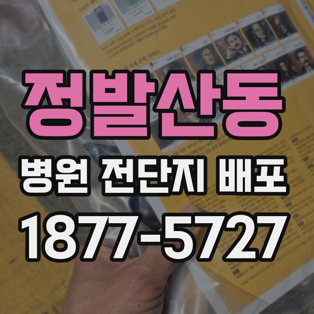 정발산동 병원 전단지 배포