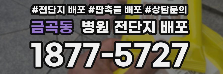금곡동 병원 전단지 배포