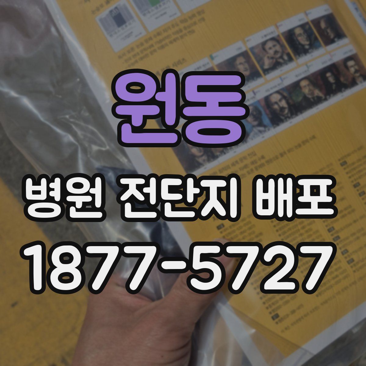 원동 병원 전단지 배포