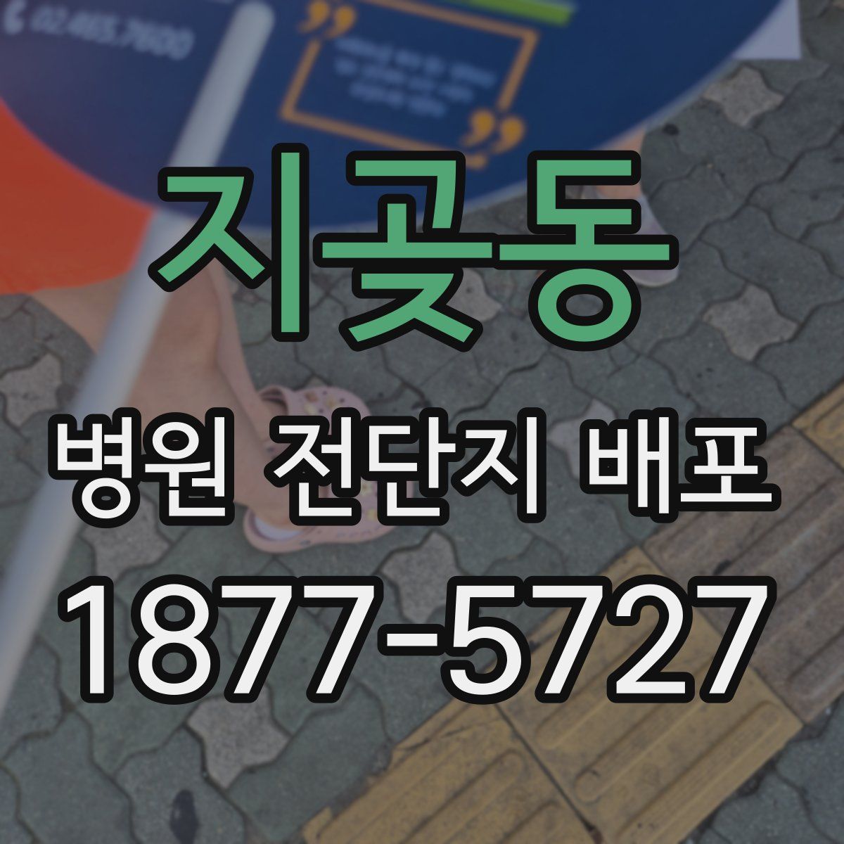 지곶동 병원 전단지 배포