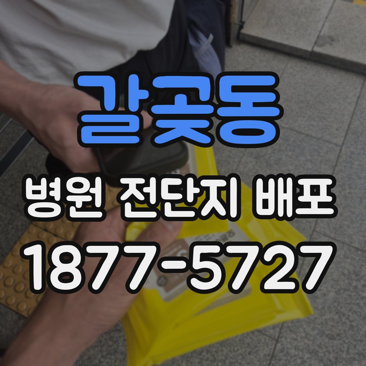 갈곶동 병원 전단지 배포