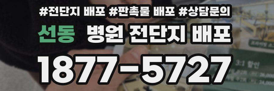 선동 병원 전단지 배포