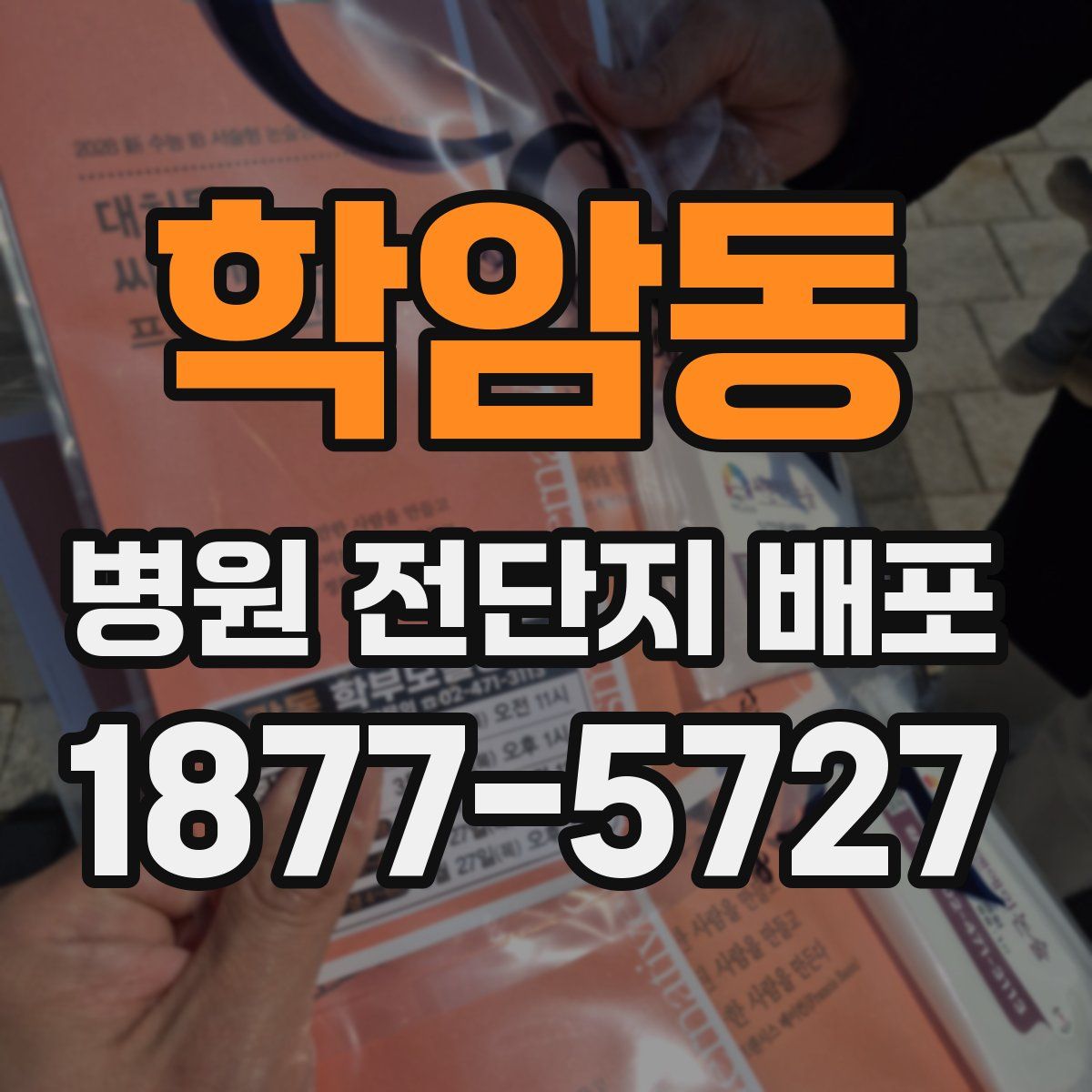 학암동 병원 전단지 배포