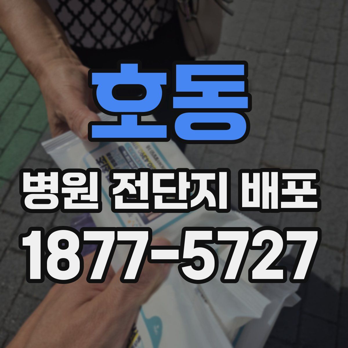 호동 병원 전단지 배포