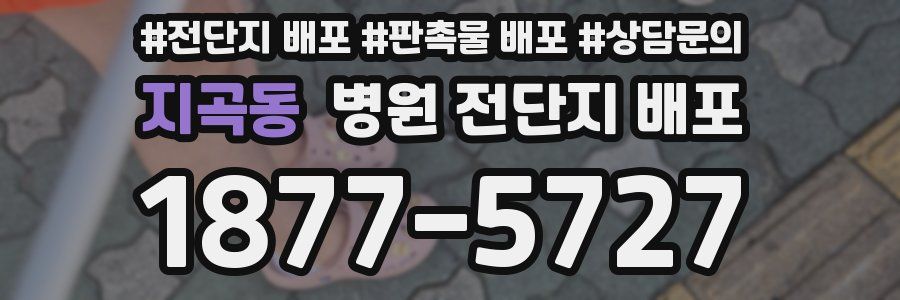 지곡동 병원 전단지 배포