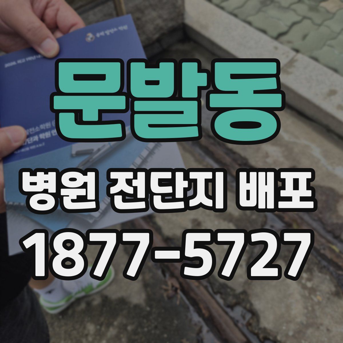 문발동 병원 전단지 배포