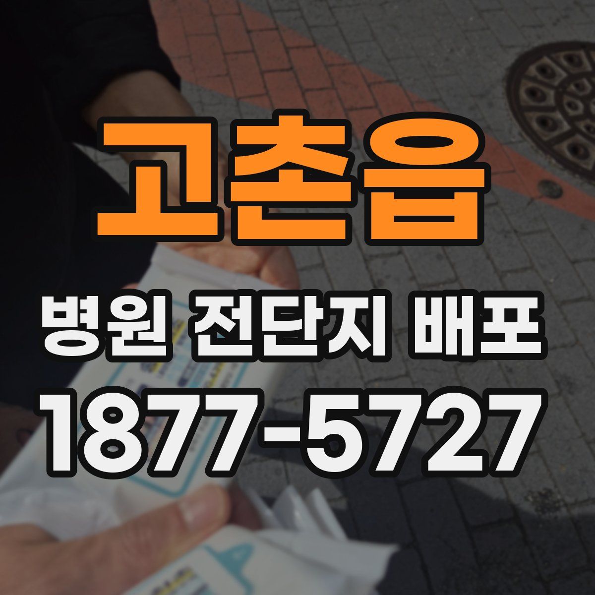 고촌읍 병원 전단지 배포