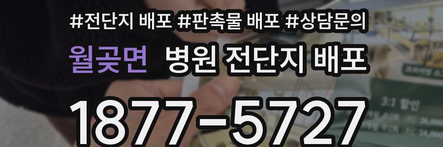 월곶면 병원 전단지 배포
