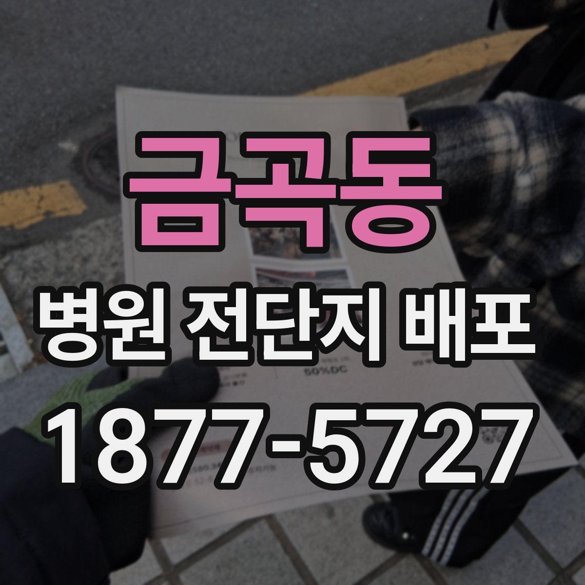 금곡동 병원 전단지 배포