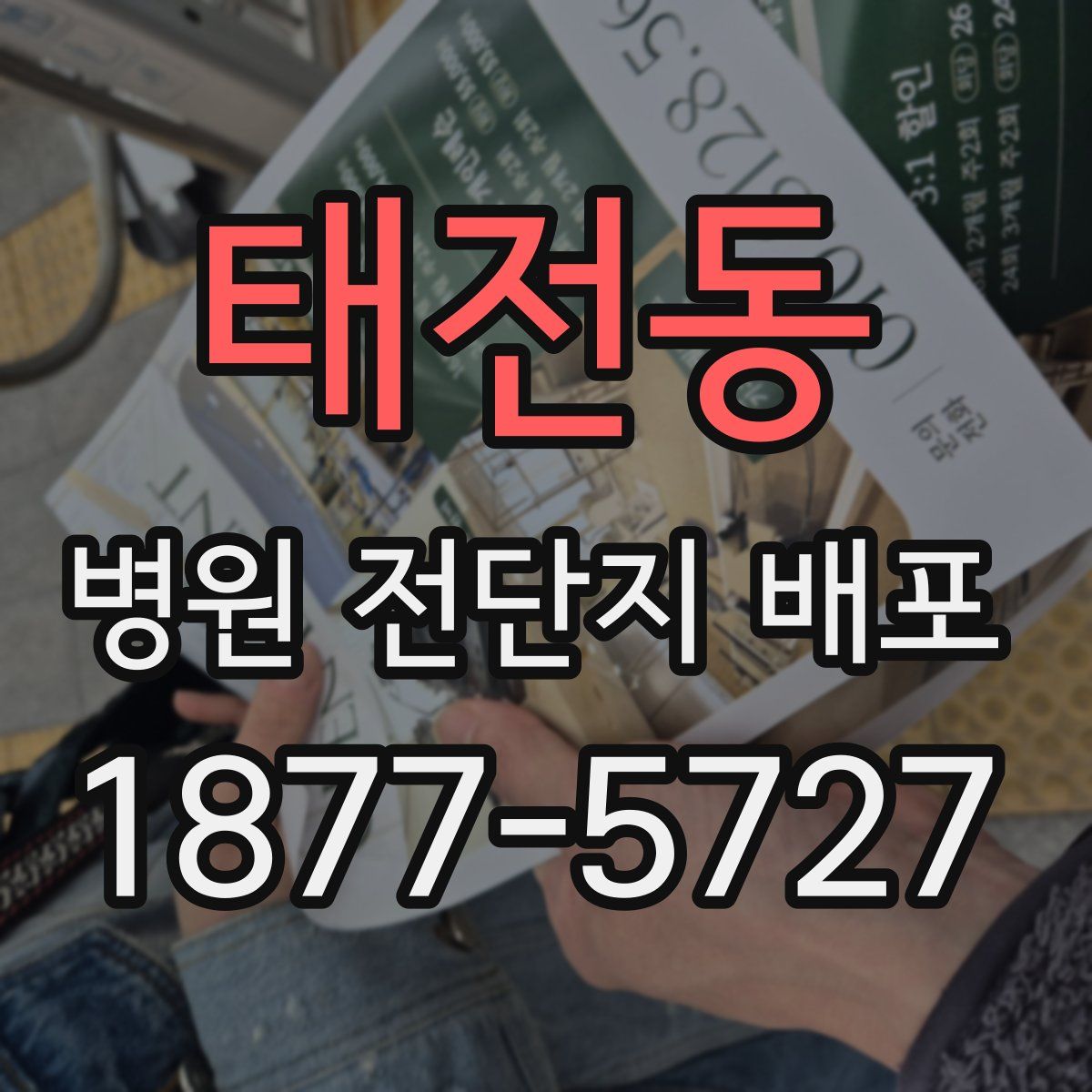 태전동 병원 전단지 배포