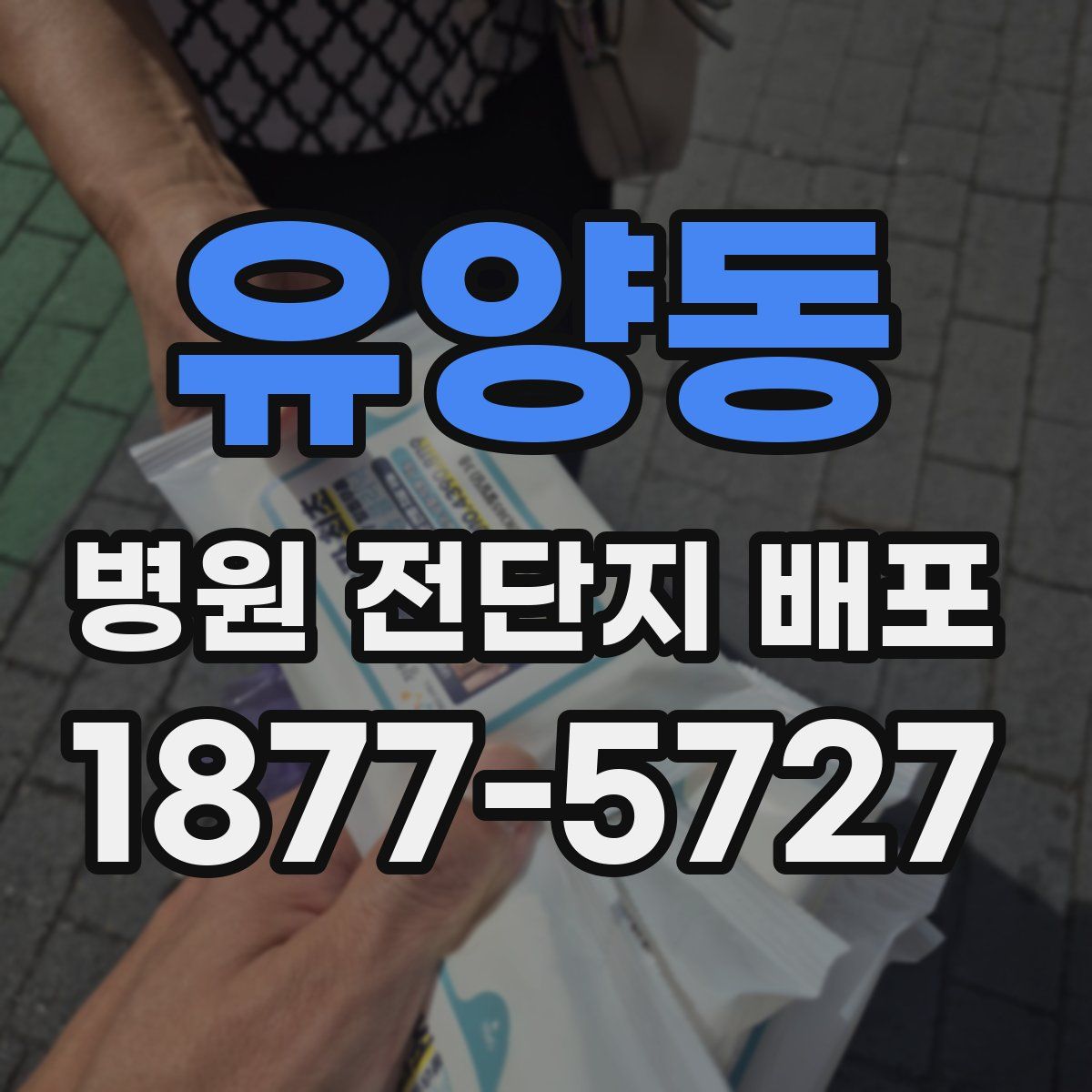 유양동 병원 전단지 배포