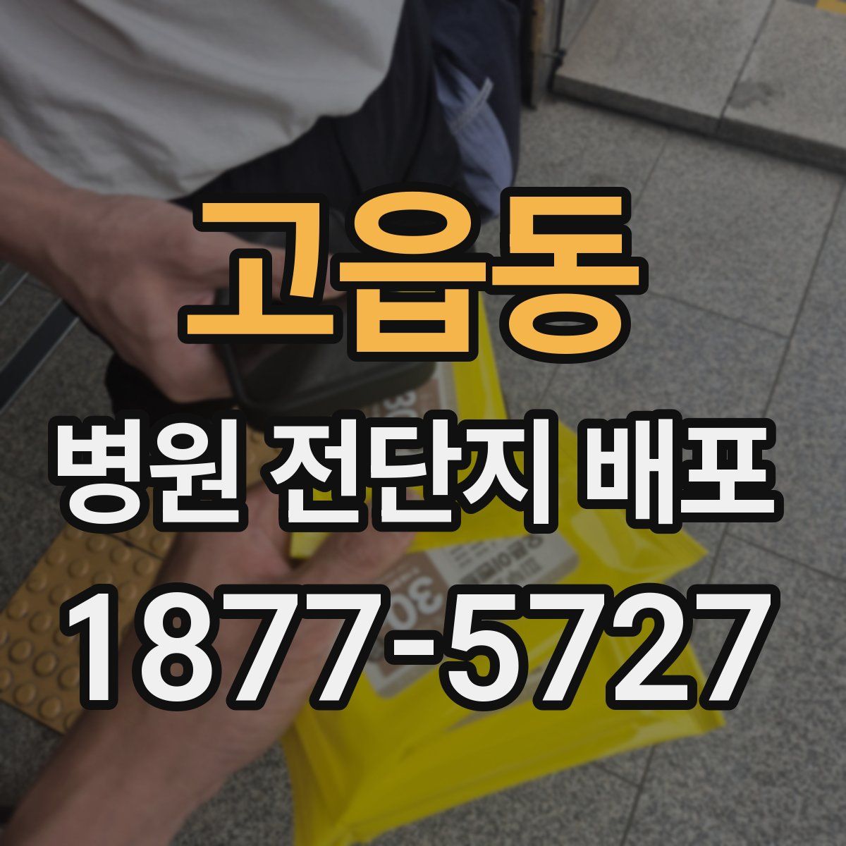 고읍동 병원 전단지 배포