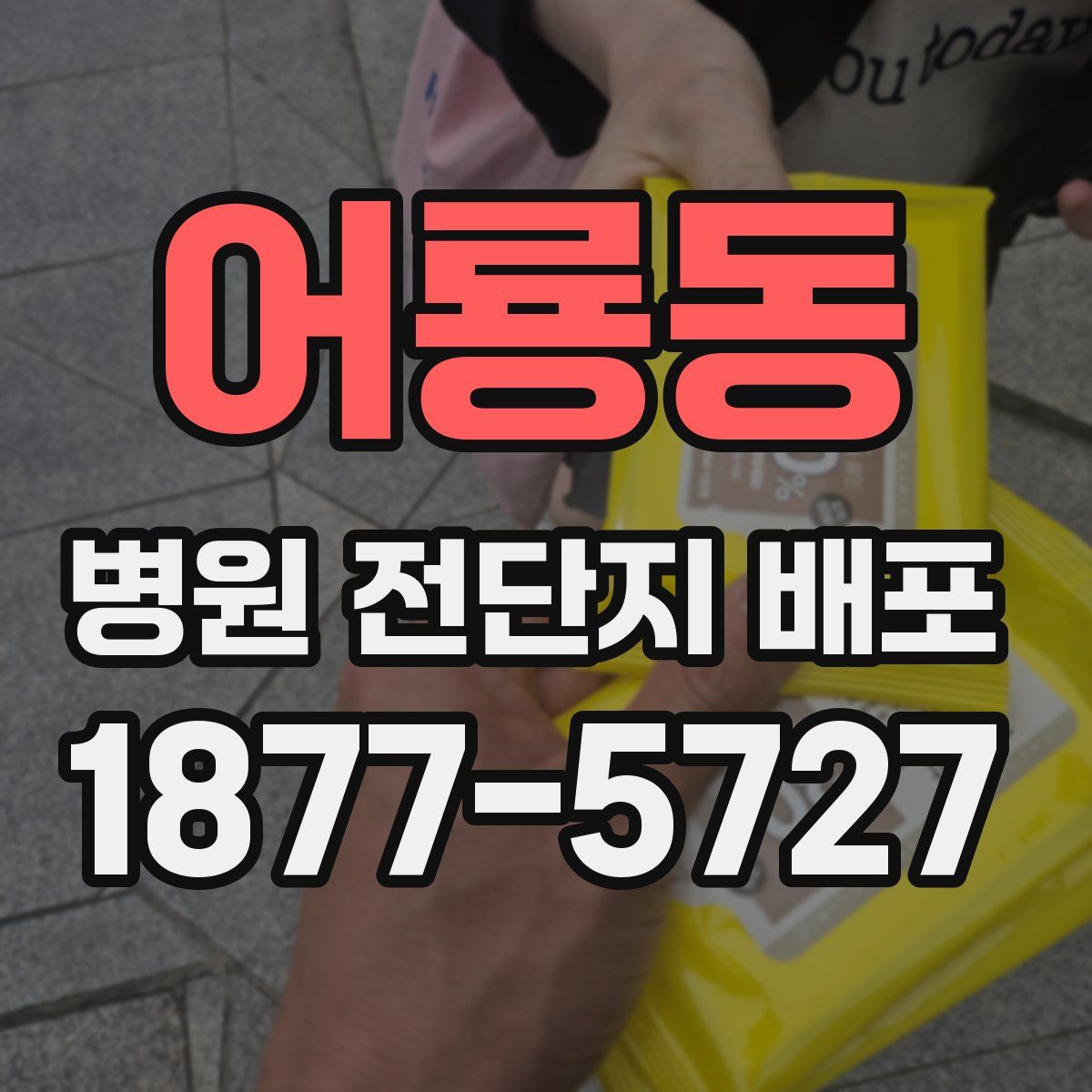 어룡동 병원 전단지 배포