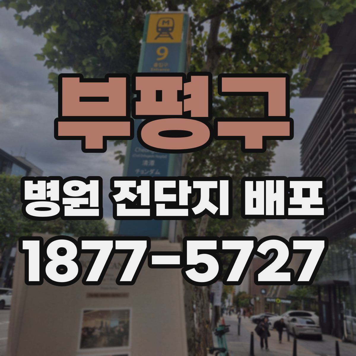 부평구 병원 전단지 배포