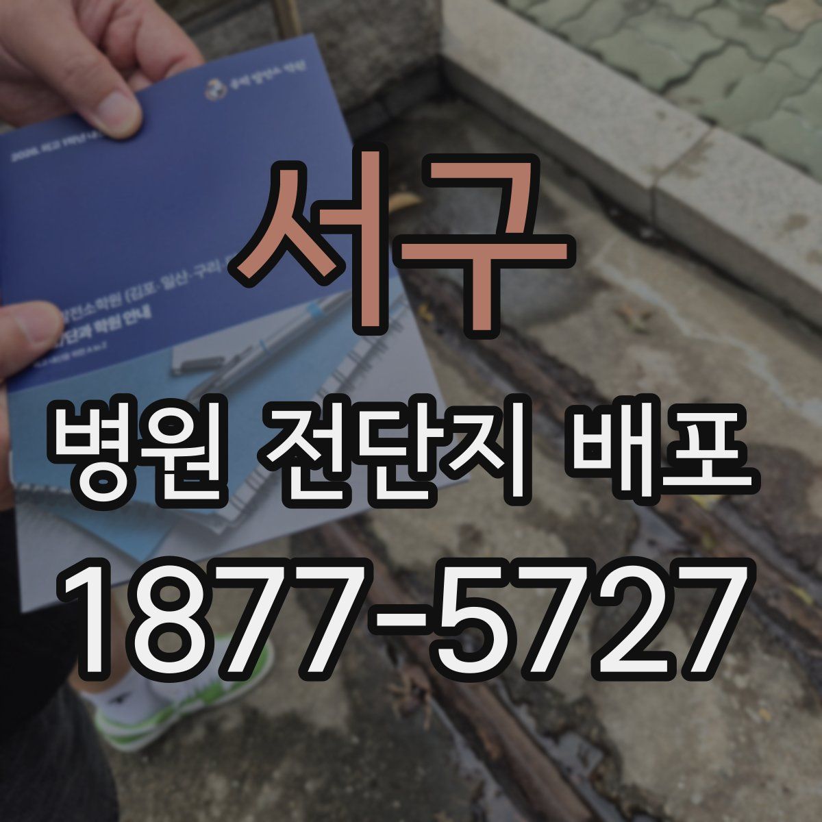 서구 병원 전단지 배포