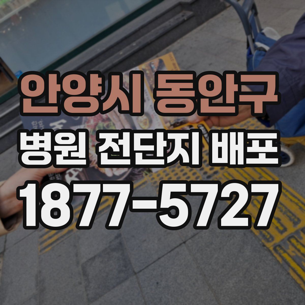 안양시 동안구 병원 전단지 배포