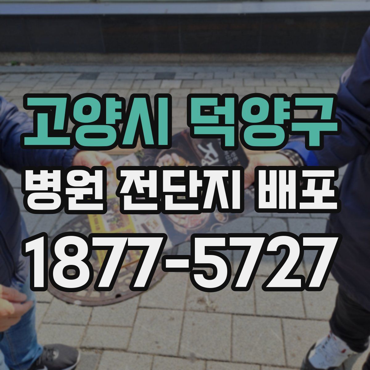 고양시 덕양구 병원 전단지 배포