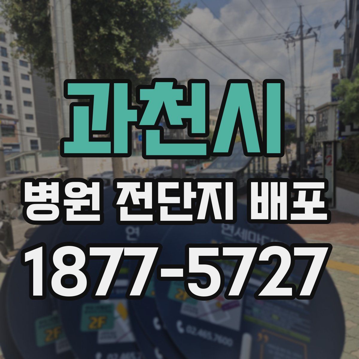 과천시 병원 전단지 배포