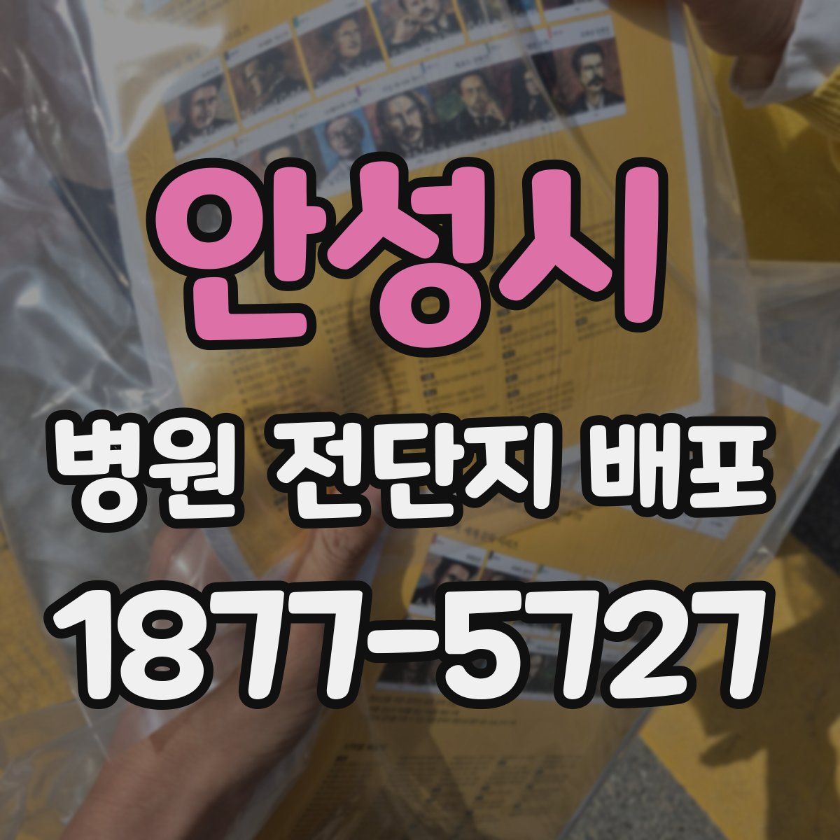 안성시 병원 전단지 배포