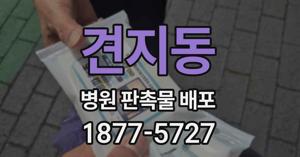 견지동 병원 판촉물 배포