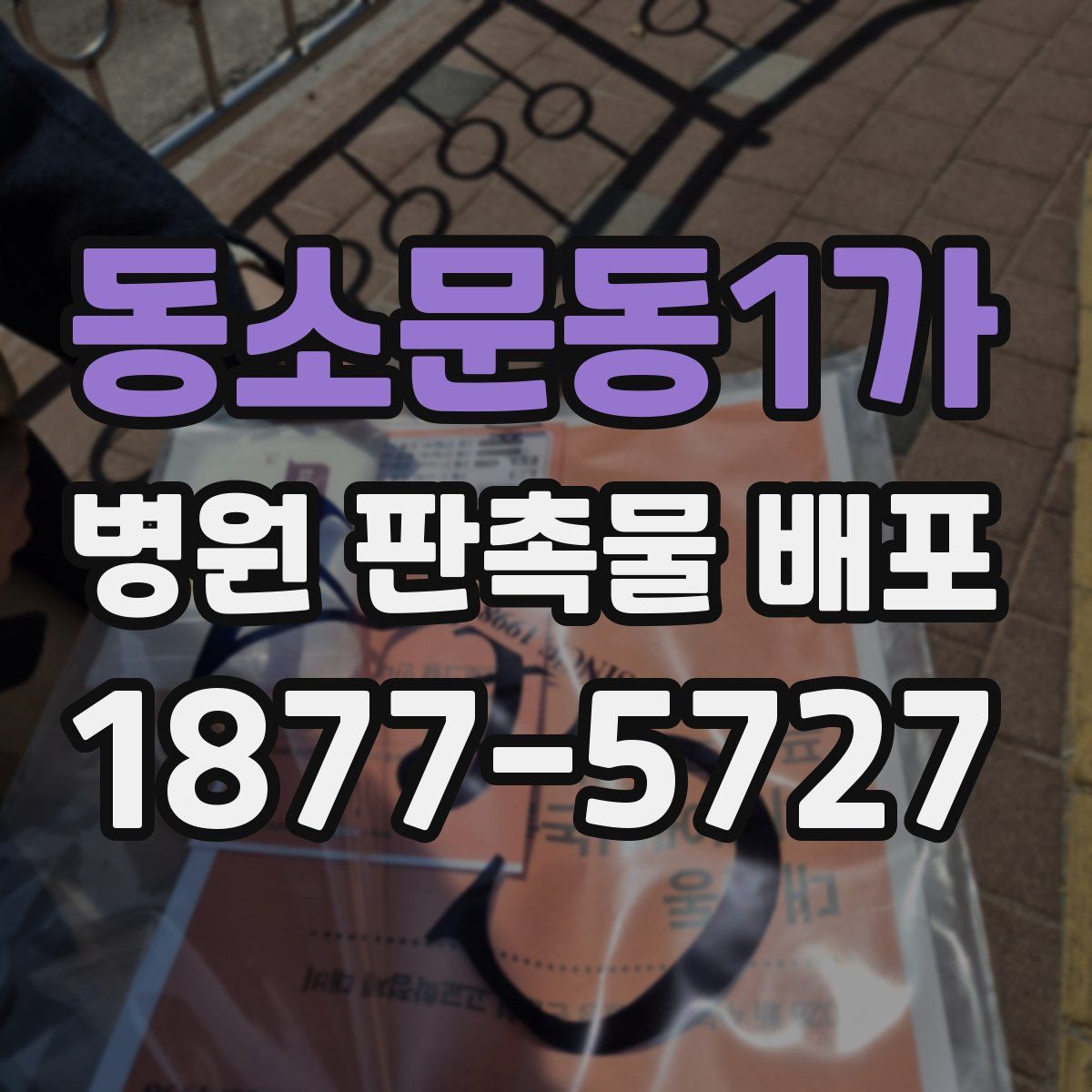 동소문동1가 병원 판촉물 배포