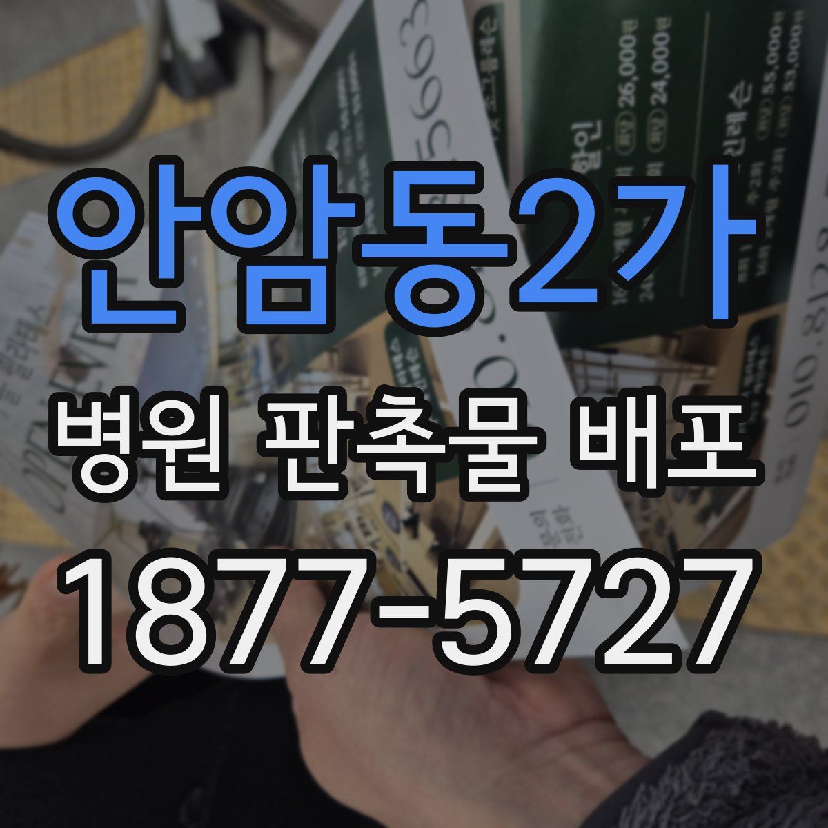 안암동2가 병원 판촉물 배포