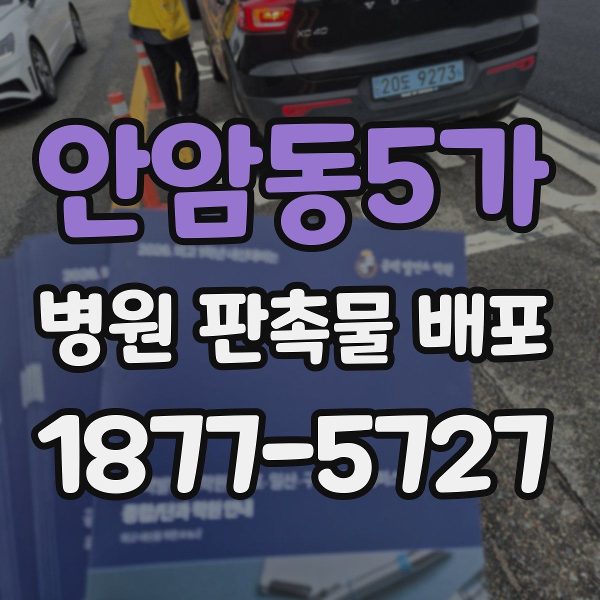 안암동5가 병원 판촉물 배포
